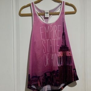 PINK VS NYC Empire State of Mind Mesh Tank